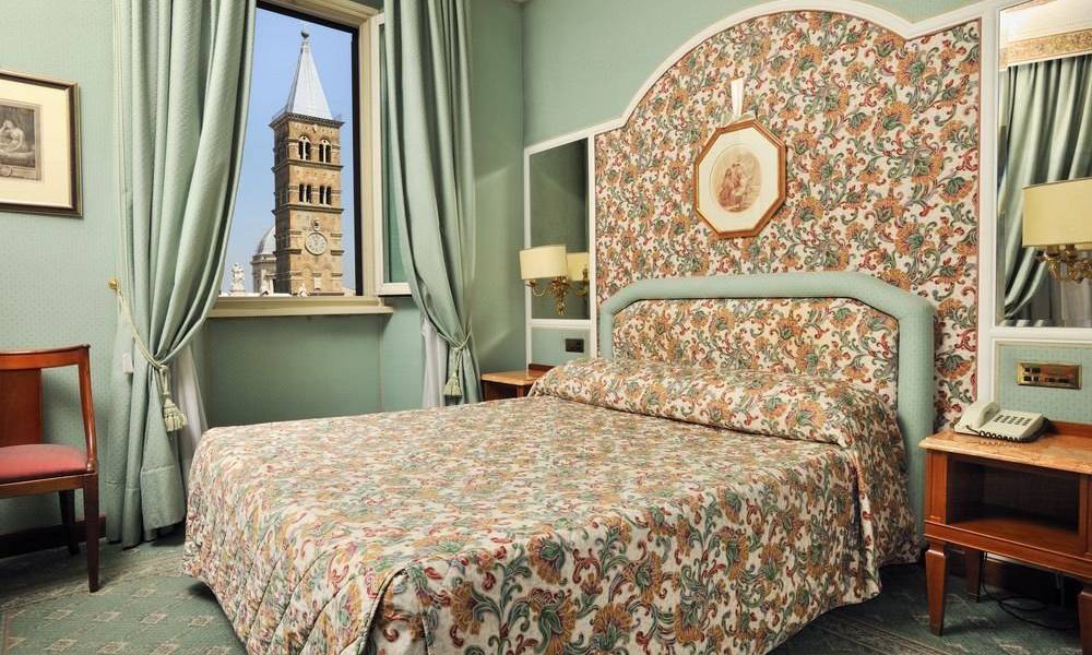 Chambre double deluxe avec vue Hôtel Mecenate Palace Rome