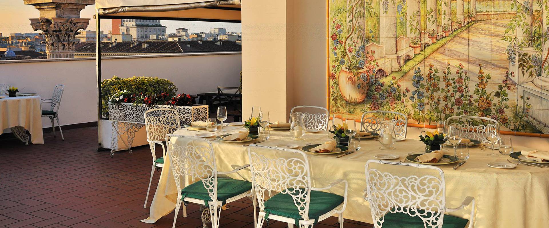 LE TERRAZZA DEI PAPI Mecenate Palace Hotel Rome LE TERRAZZA DEI PAPI Mecenate Palace Hotel Rome